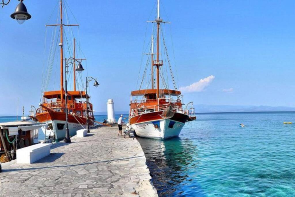 K-Home Villa, Your Enchanting Getaway Pefkochori Dış mekan fotoğraf