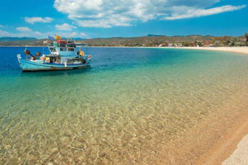 K-Home Villa, Your Enchanting Getaway Pefkochori Dış mekan fotoğraf