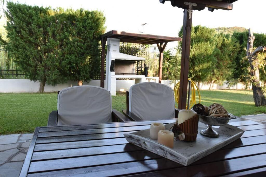 K-Home Villa, Your Enchanting Getaway Pefkochori Dış mekan fotoğraf